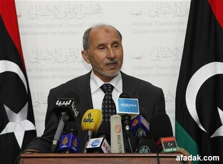 رئيس المجلس الوطنى الانتقالى الليبى مصطفى عبد الجليل