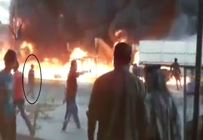 صورة للتفجير الانتحاري الثاني في مجلس عزاء مدينة الصدر