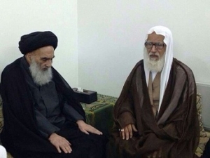 احدث صورة للمرجع الديني الاعلى اية الله العظمى السيد علي الحسيني السيستاني 