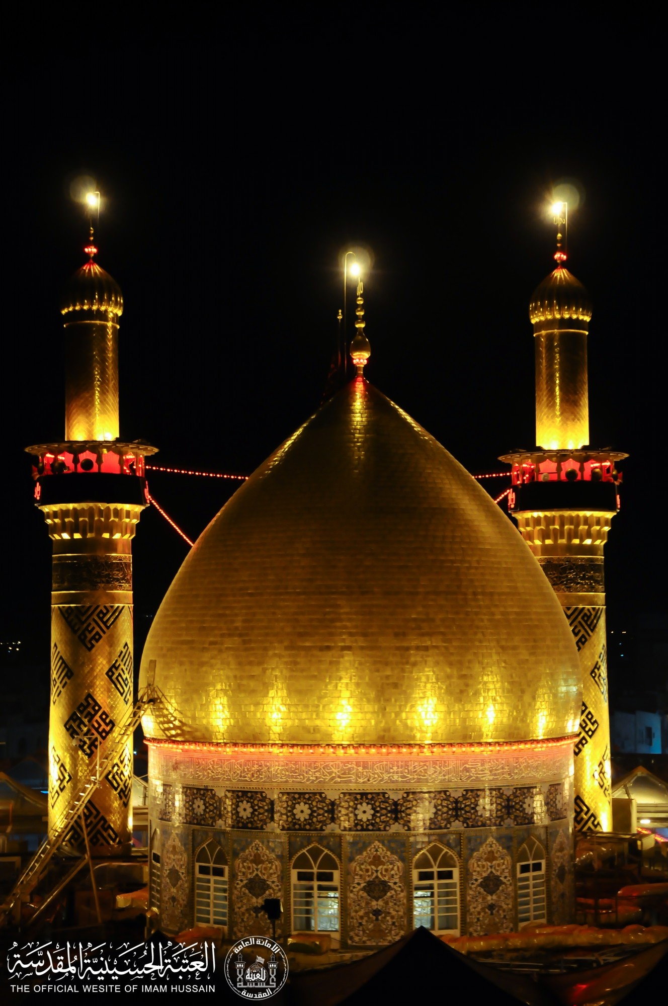 السلام عليك أيها القمر الزاهر بالليلي كربلاء
