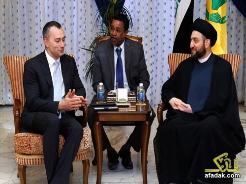 السيد عمار الحكيم و ممثل الأمين العام للأمم المتحدة نيكولاي كيلادينوف